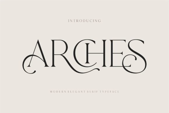 Arches: The Modern Ligature Serif for Refined Branding