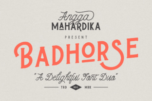 Badhorse: A Font Duo That Balances Clean Lines with Personality