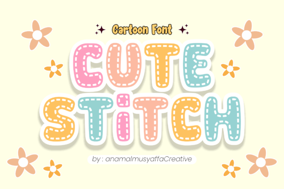 Cute Stitch Regular: A Font That Feels Like a Warm Hug