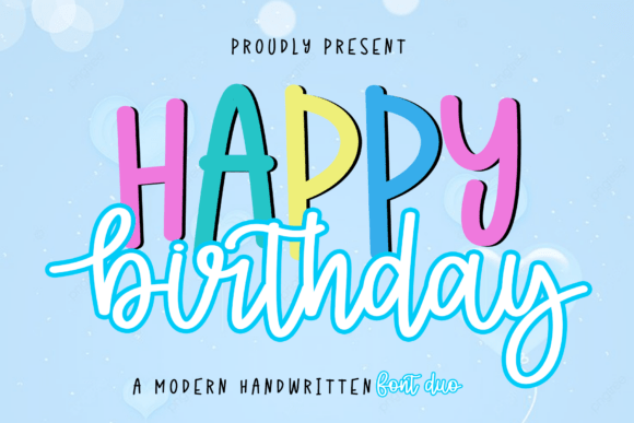 Happy Birthday Duo: The Font Pairing That Brings the Party