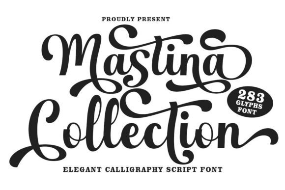 Mastina Collection: The Calligraphy Font for Luxe Branding