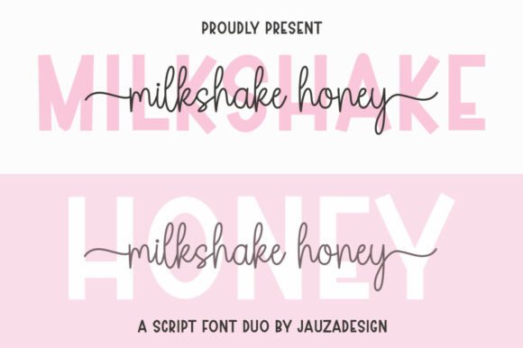 Milkshakehoney: The Font Duo That Balances Polish with Personality