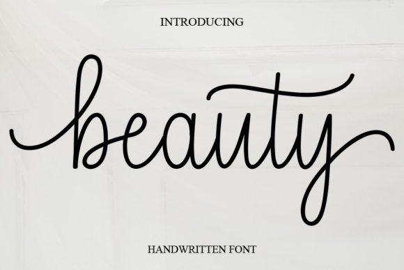 The Sweet Cursive Charm of the Beauty Font