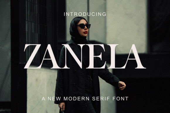 The Unyielding Elegance of Zanela: A Typeface for High-Fashion Impact